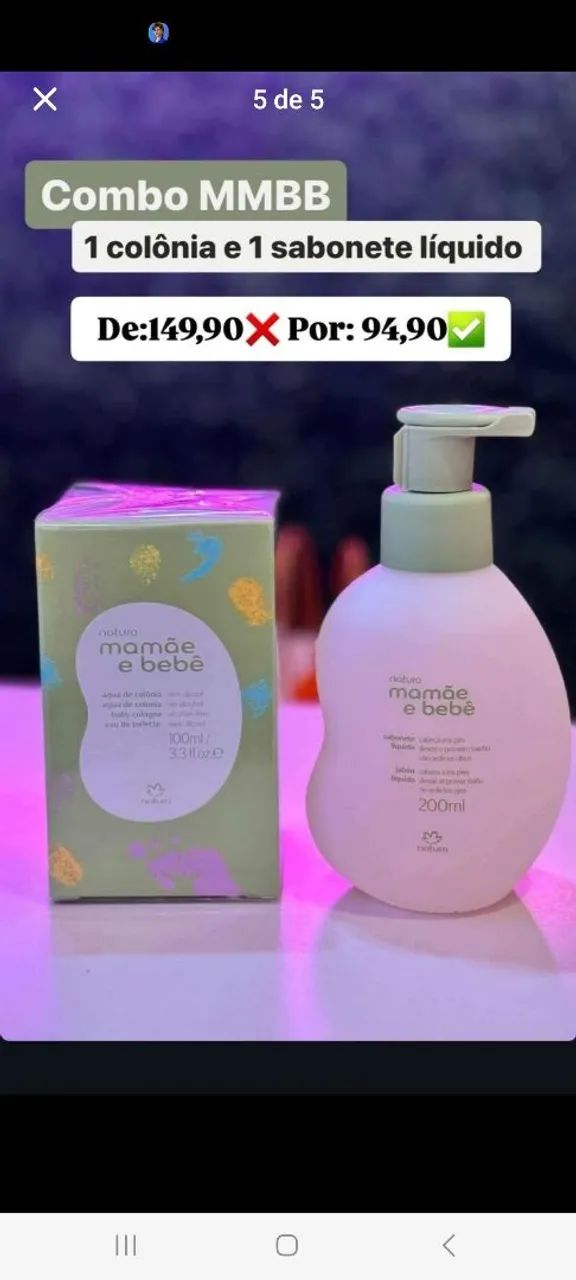 Natura mamãe e bebê disponível a pronta entrega - Foto 3