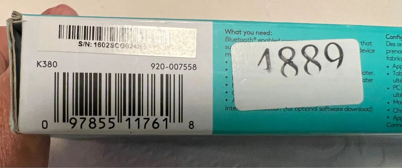 Teclado Logitech K380 Multi-Device, SEM fio - Novo - Foto 3