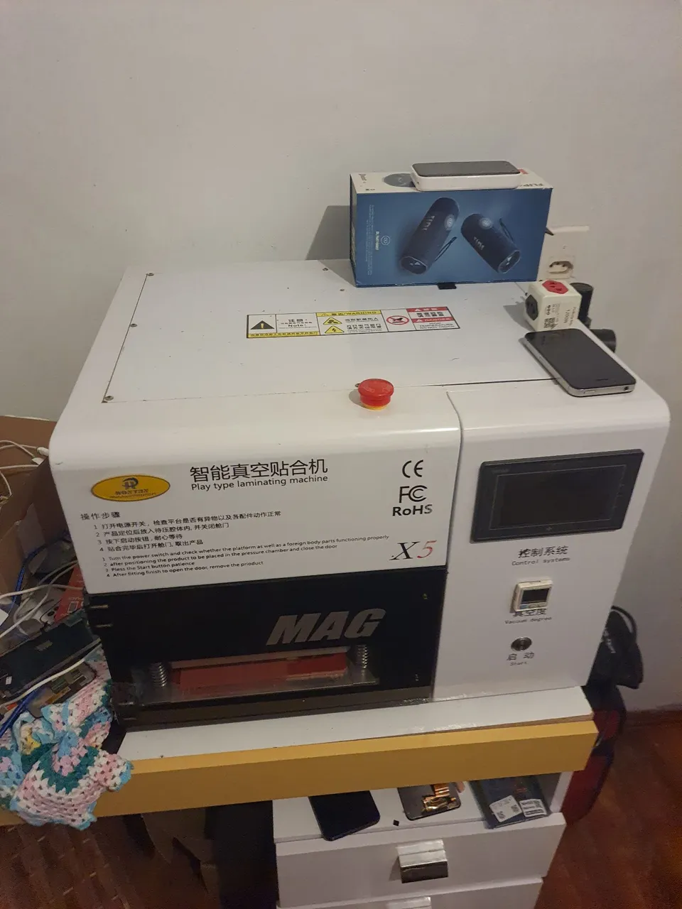 Vendo Máquina tira Bolhas e Laminadora NAGANO