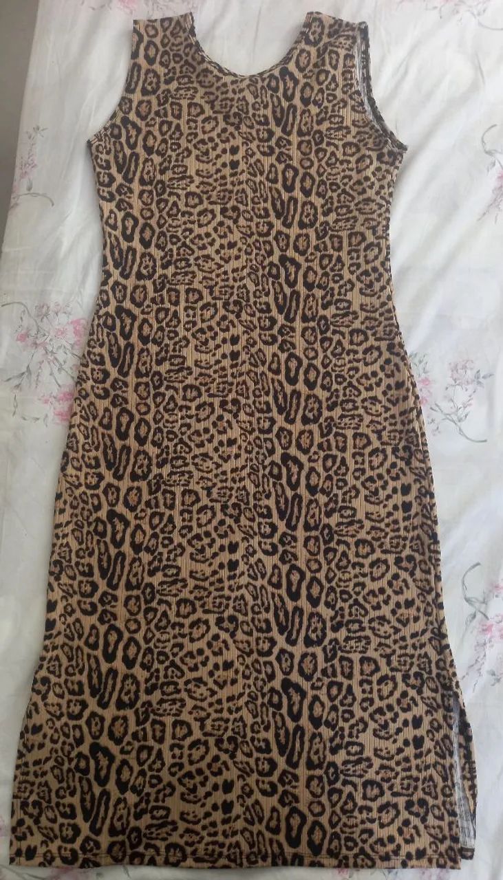 Vestido Malha Oncinha - Foto 2