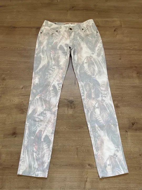 Calça Jeans Feminina Estampada tam 40 Beagle - Foto 2