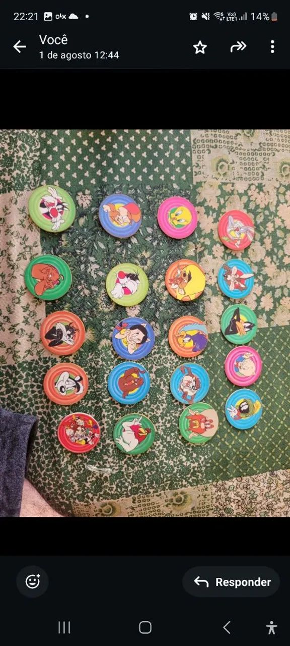 Coleção Tazos Loney tunes com animaniacs  - Foto 5