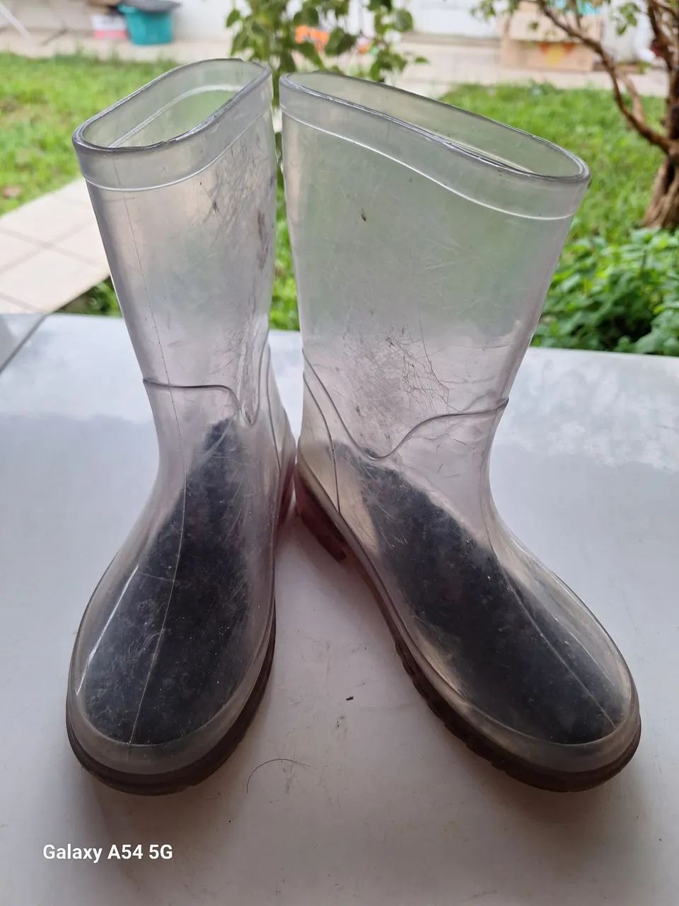 Bota galocha transparente 31/32