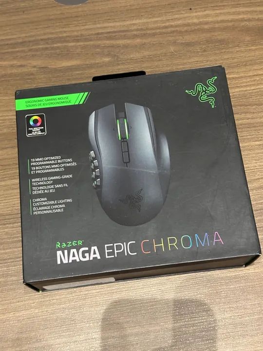 Mouse Razer Naga Epic Chroma - No Estado - Leia