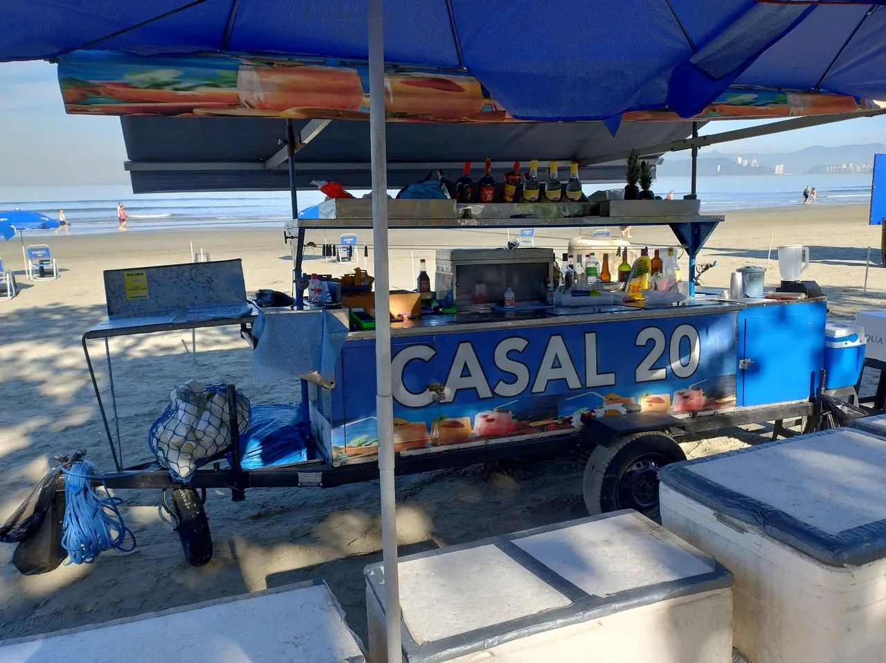 Carrinho de praia, Aparecida Santos 