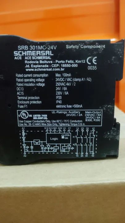 Relé de segurança SCHMERSAL SRB 301 MC - Foto 4
