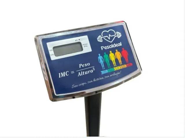 Balança Corporal Digital 150kg Plataforma Bivolt - Foto 3