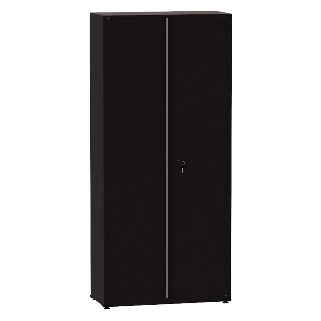 Armário de aço preto novo