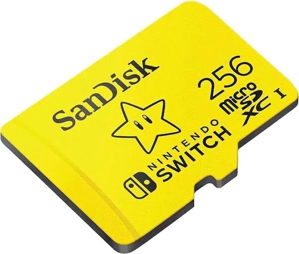 Cartão de Memória Sandisk 256GB Micro SDXC para Nintendo Switch