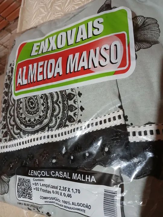 Enxoval Casal Malha Almeida Manso