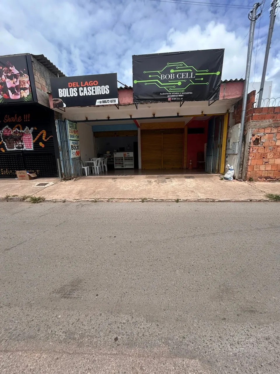 Vendo loja com estrutura para mais 2 lajes na 308 do Del lago