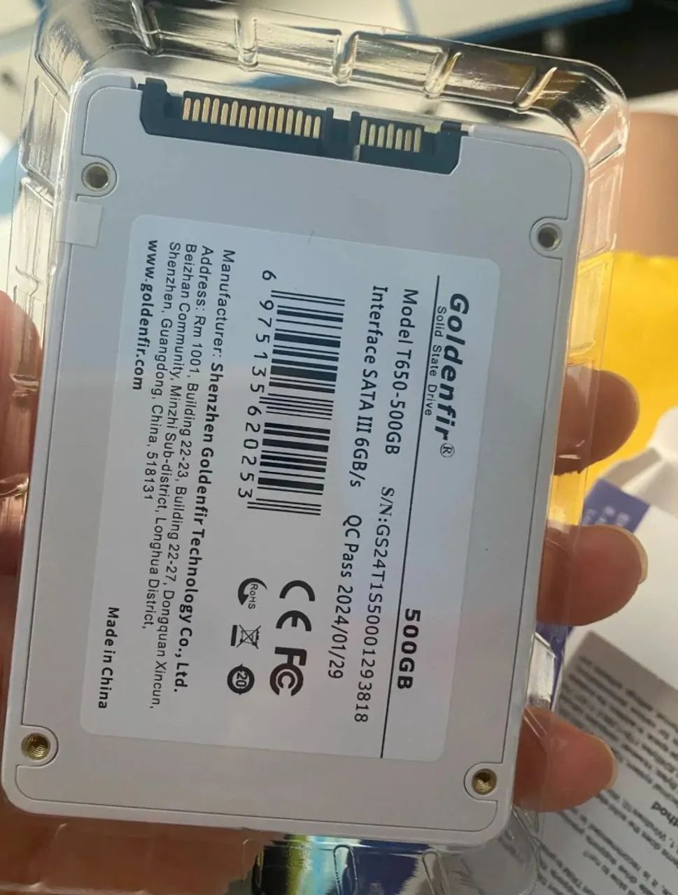 Disco Sólido Interno Ssd Goldenfir  128 /256/512/1TB Sata 3 - Foto 5