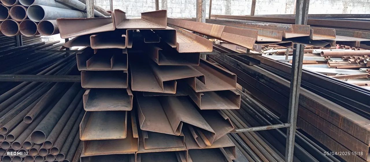 Tubos,perfis enrijecidos, perfil comum, todos em aço  - Foto 2