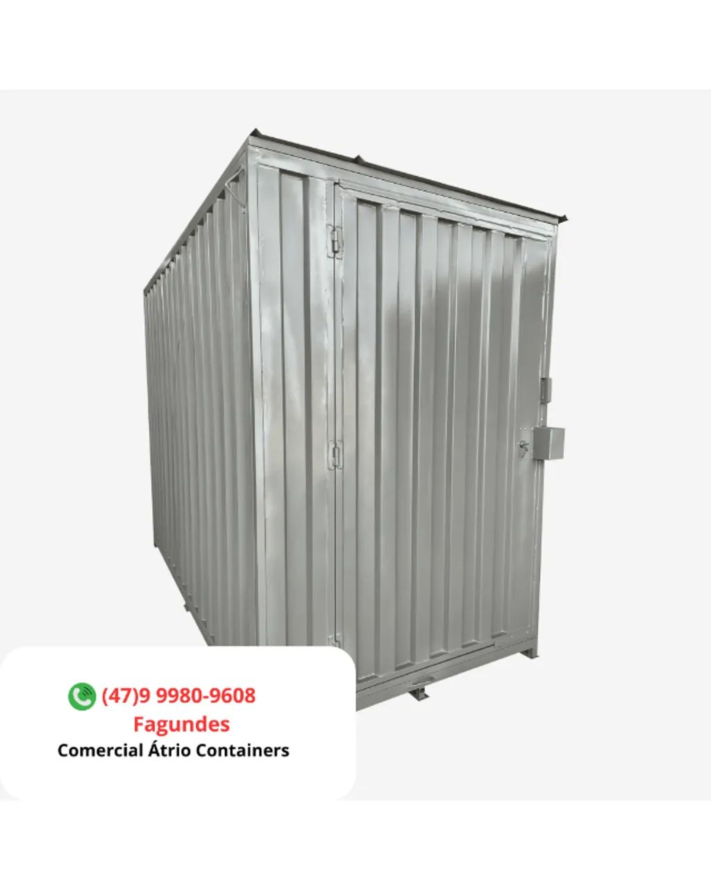 Container 100% AÇO GALVANIZADO ACOPLÁVEL.