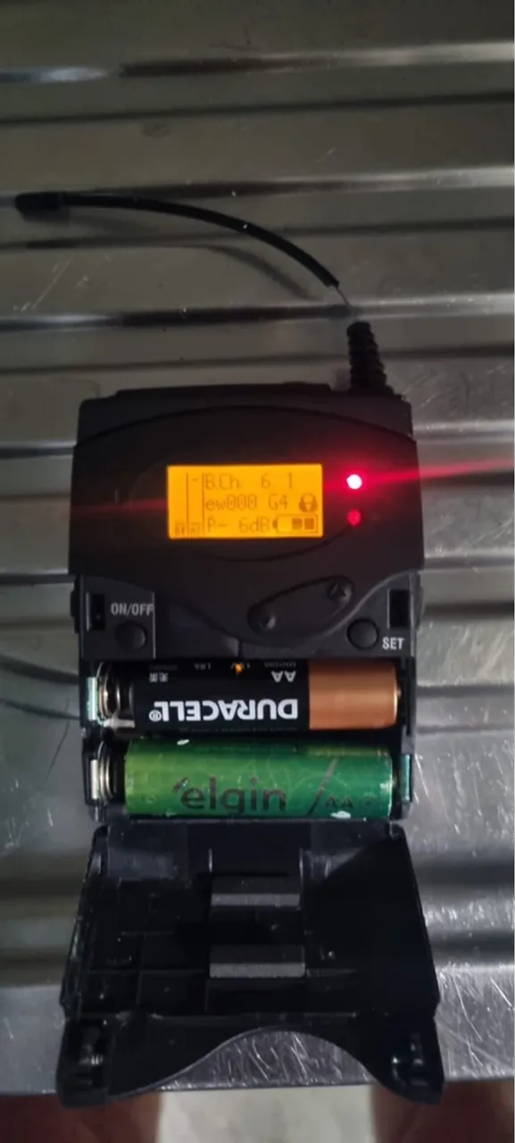 Receptor de microfone de lapela Sennheiser