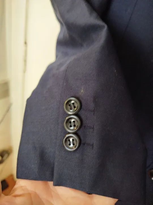 Blazer azul M - Foto 2