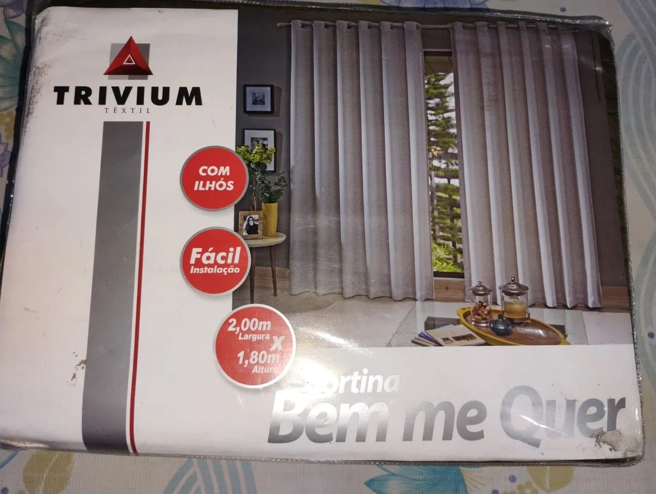 Cortina Bem Me Quer 2,00m x 1,80m