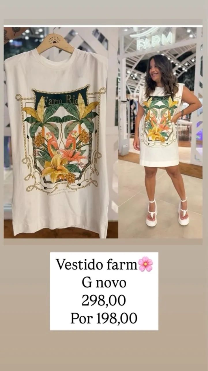 Roupas farm novas - Foto 3