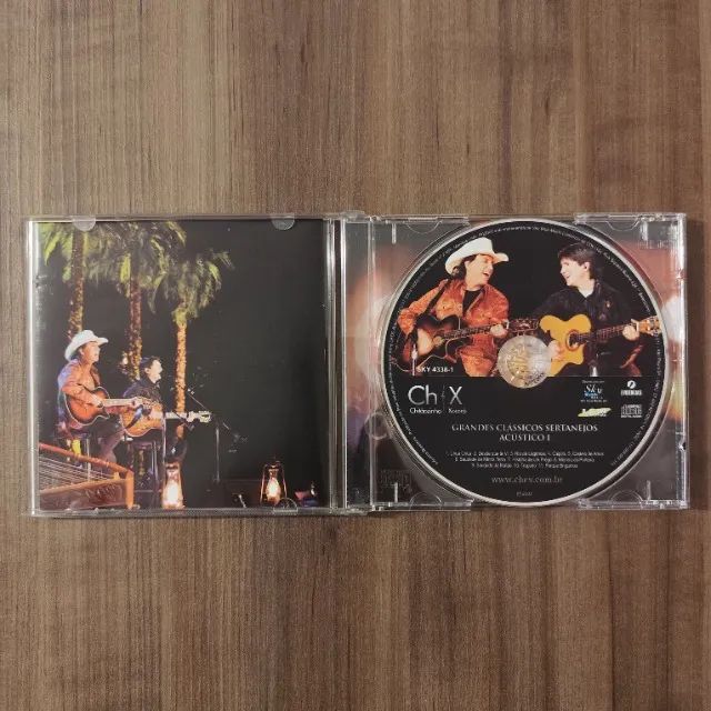 CD Chitãozinho & Xororó - Grandes Clássicos Sertanejos Acústico I - Foto 3