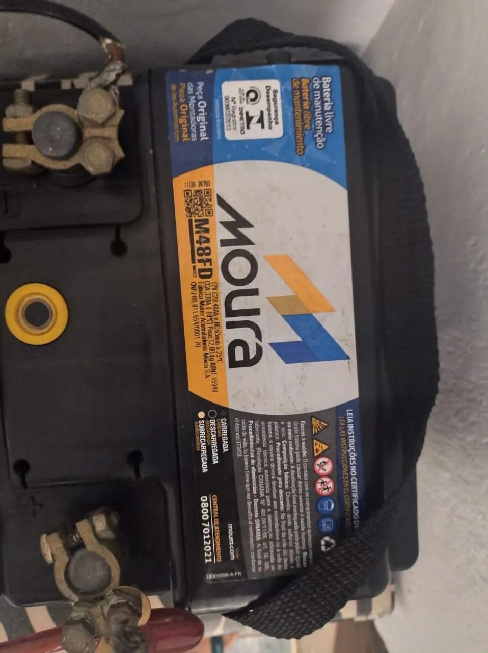 Bateria Moura M48FD - Peça Original