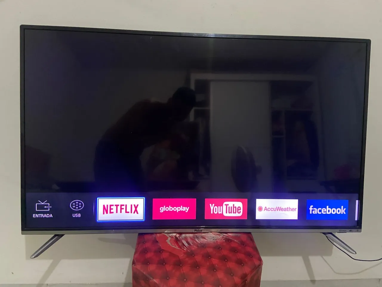 Tv 50 Smart 4k Perfeita- passo cartão e pego tv Menor no Negocio