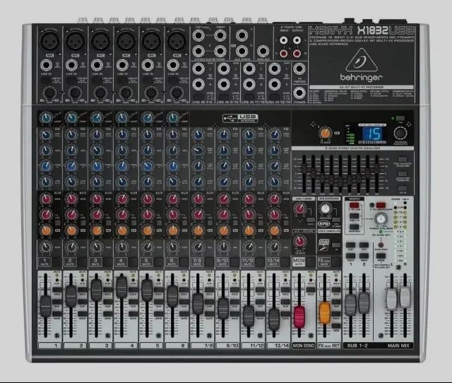 Mesa de som Xenyx bx1832usb, nova na caixa whats * 