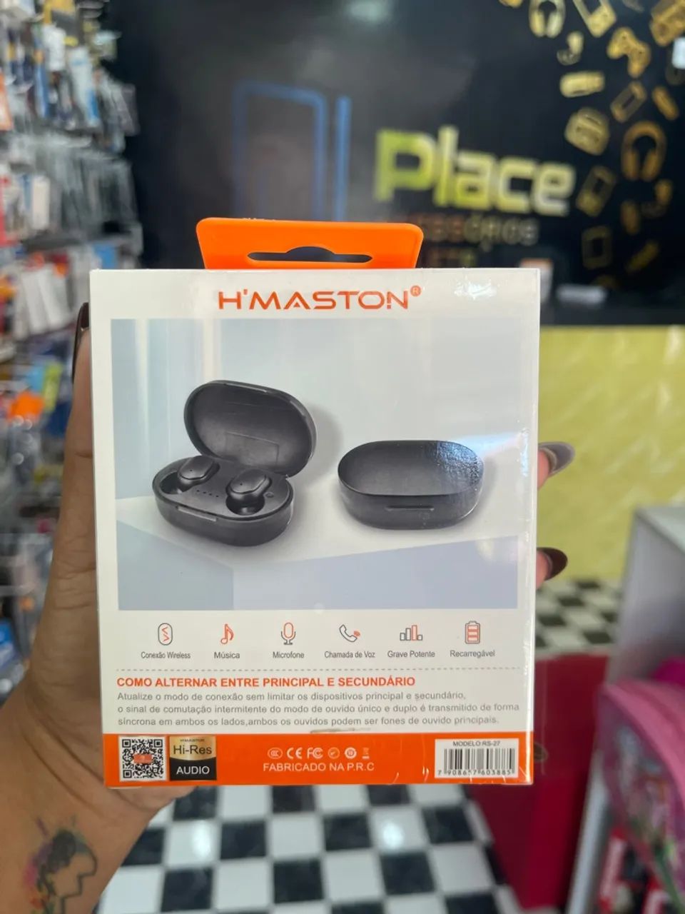 Fone de Ouvido Bluetooth H'MASTON RS-27 - Fazemos Entregas  - Foto 2