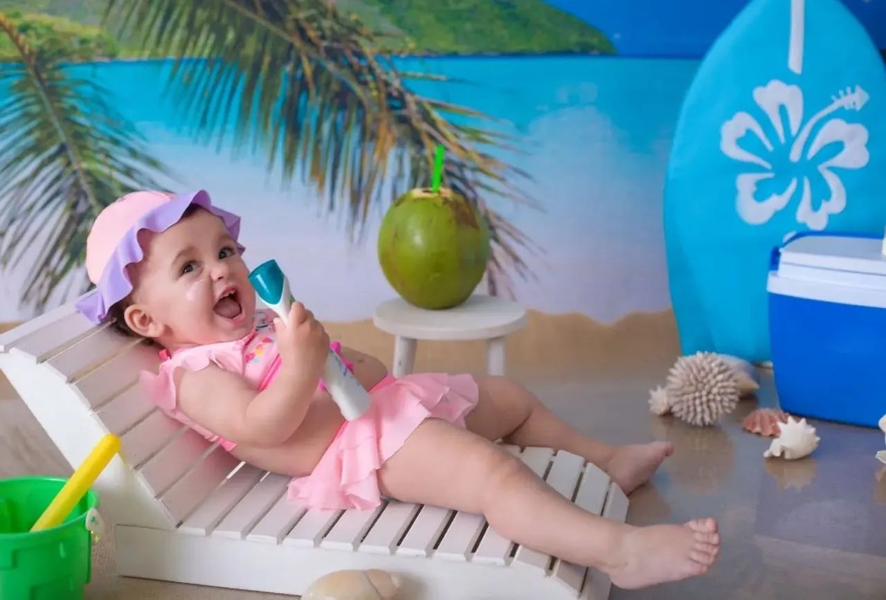 Espreguiçadeira de praia infantil
