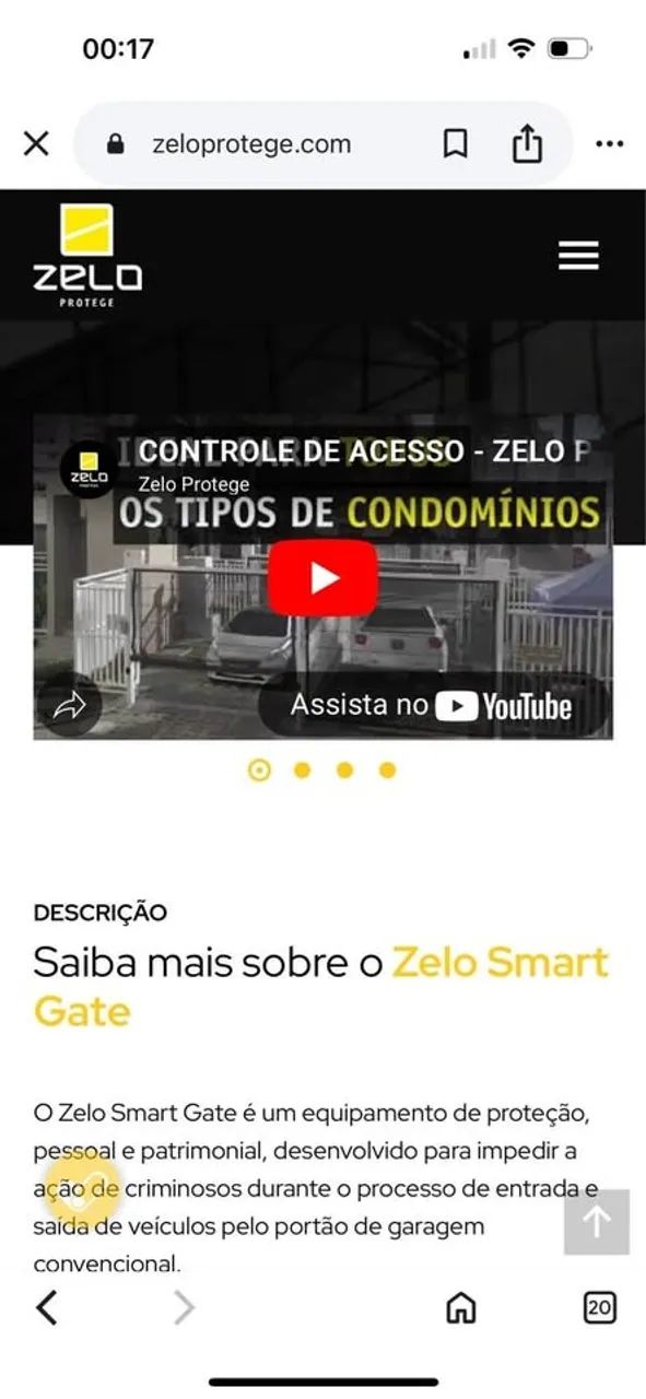 Tela de portão Smart Gate Zelo - Foto 3