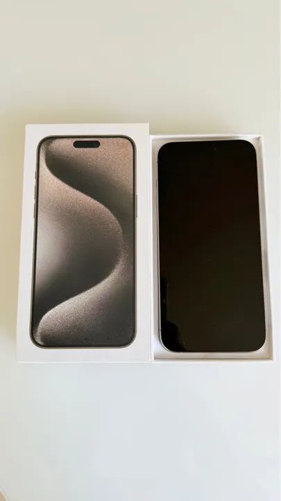 iPhone 15 Pro Max 256gb - Titânio Natural - Foto 2
