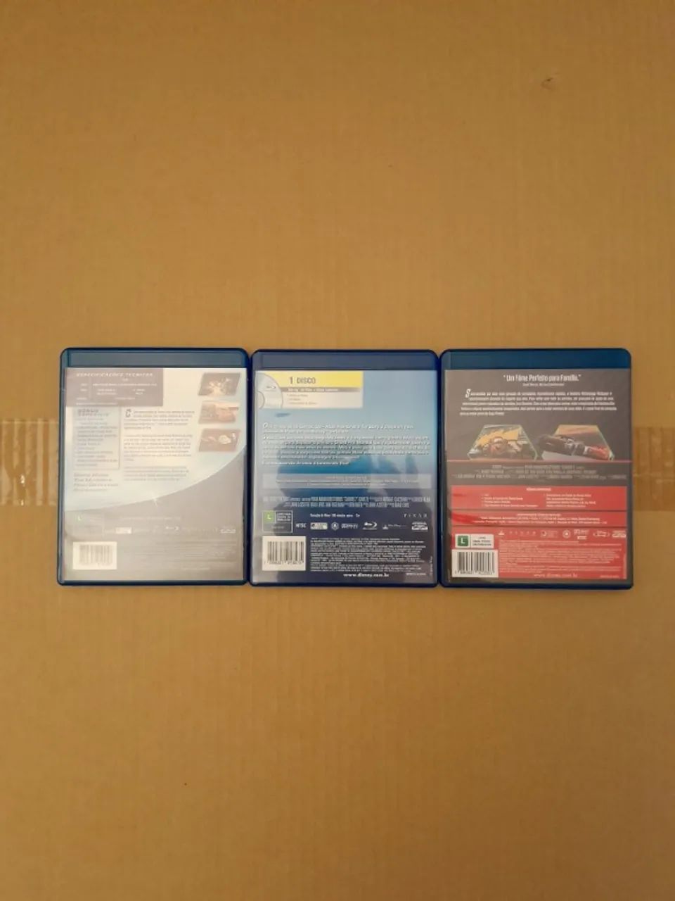 Coleção Carros - Animação da Disney e do Estúdio Pixar - 03 Filmes - Blu-ray Original - Foto 2