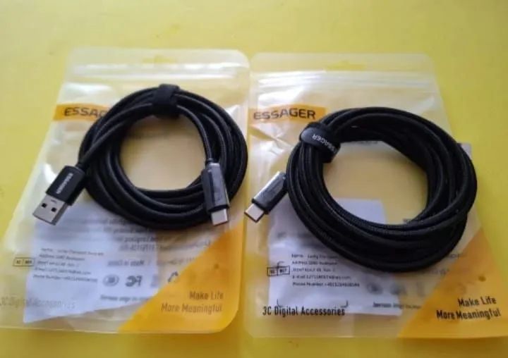Cabo USB-C para Carregamento Rápido 100W com Display Digital - Foto 5