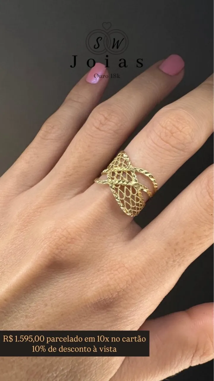Anel de Ouro 18k