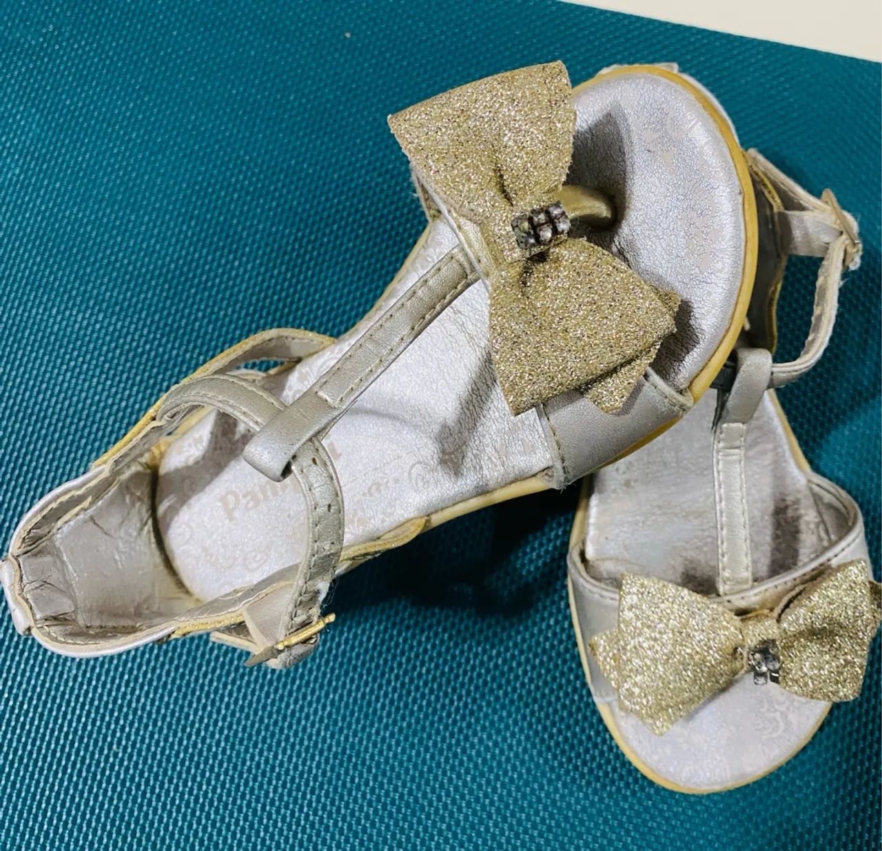 Sandália Pampili Dourada Infantil - Foto 2