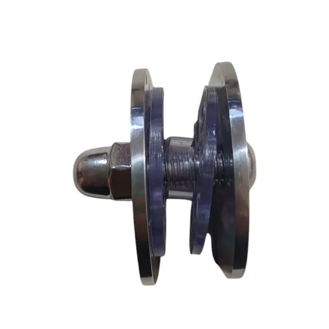 Prisilha para Vidro  de 10mm em aço Inox 304 polido com 3mm de expressura  - Foto 5