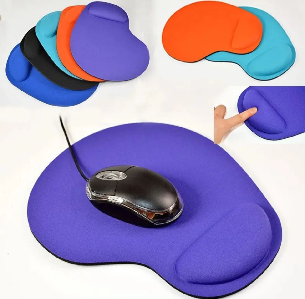 Mouse Pad com Apoio de Pulso em Silicone KAPBOM KA-600