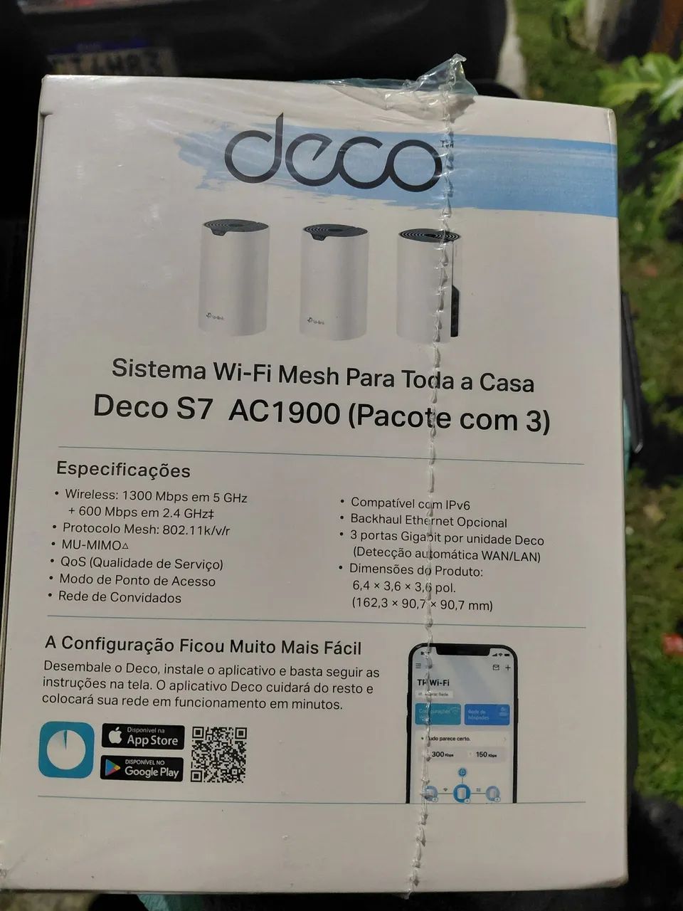 Kit Roteador WiFi Mesh 5 Deco S7, Gigabit - Foto 4