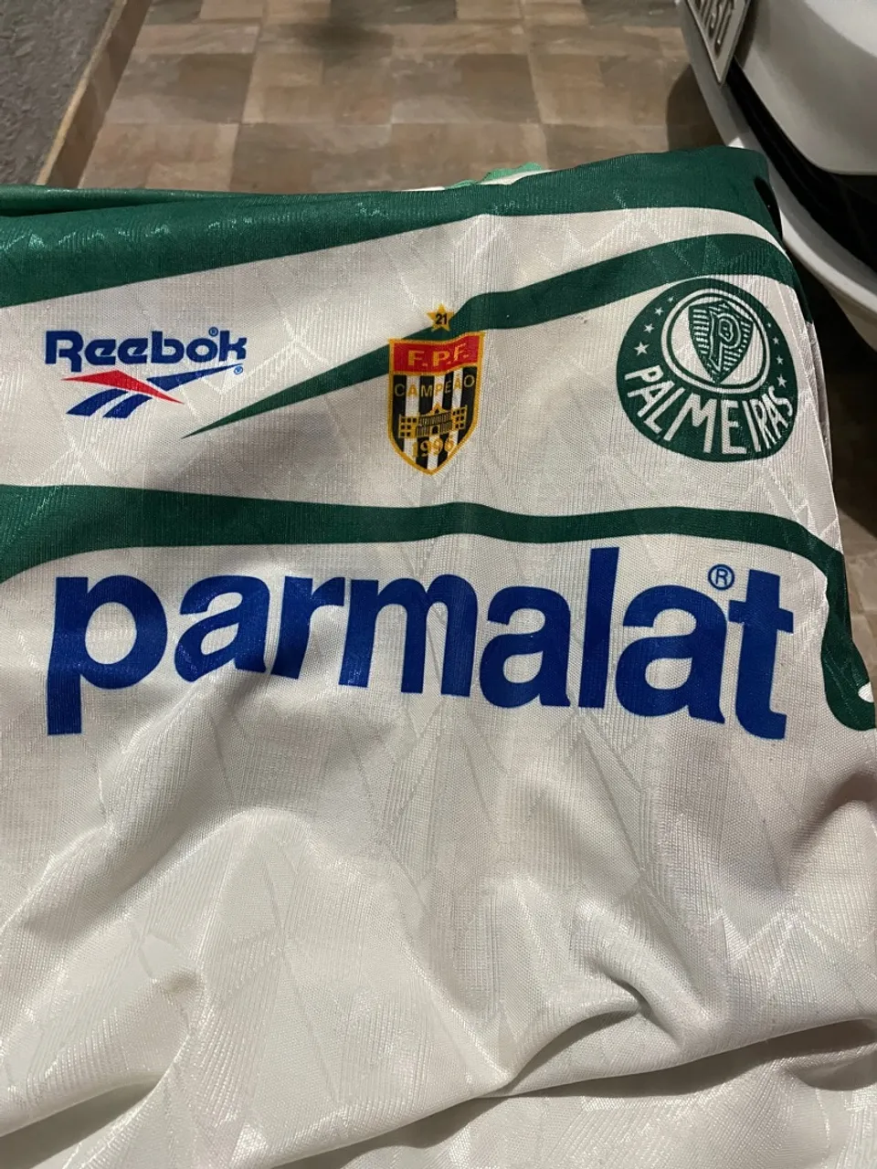 Camisa Palmeiras Parmalat 1997 - Tamanho GG