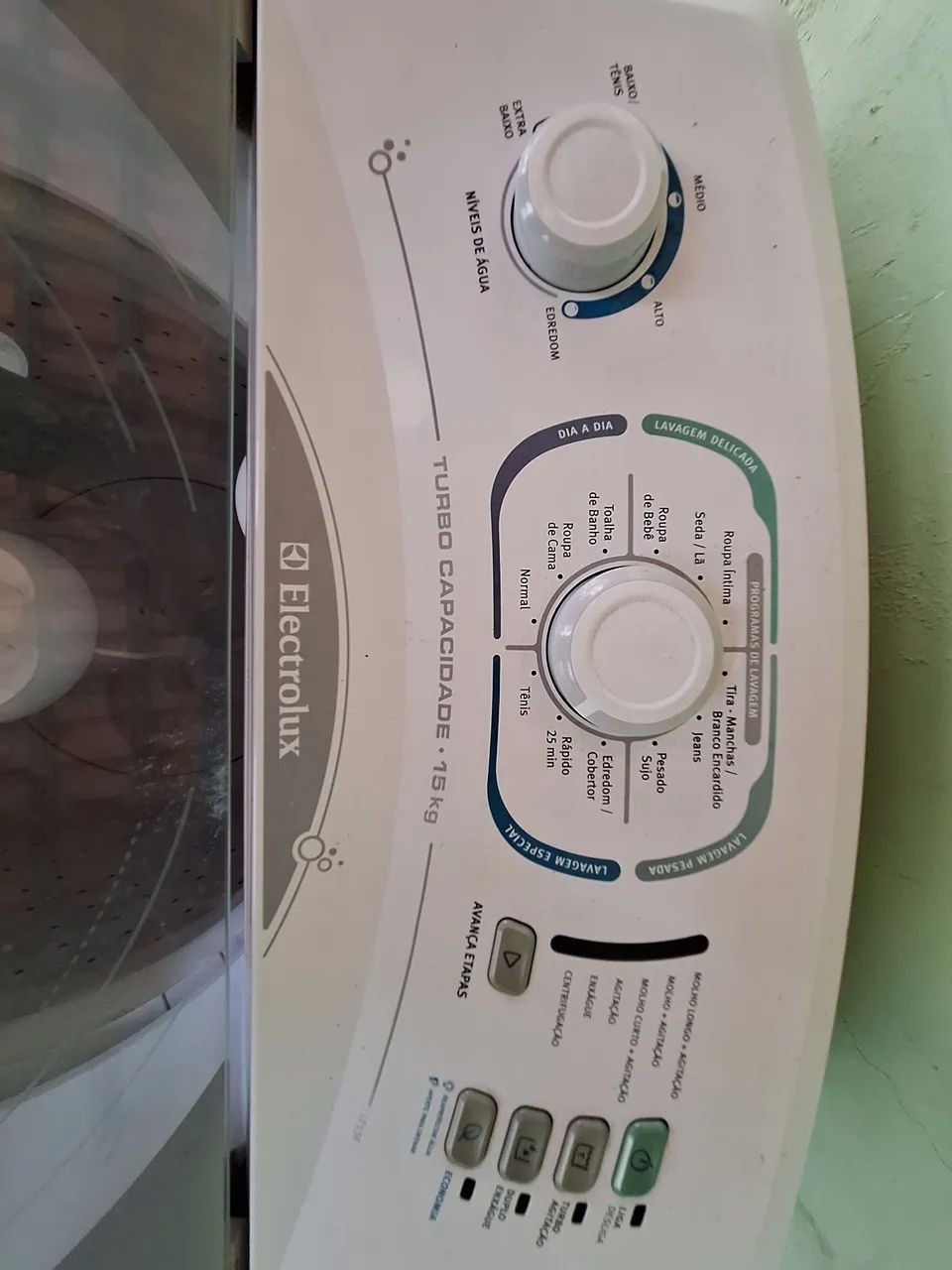 Máquina de Lavar Roupa Electrolux 15kg Turbo Capacidade - Foto 2