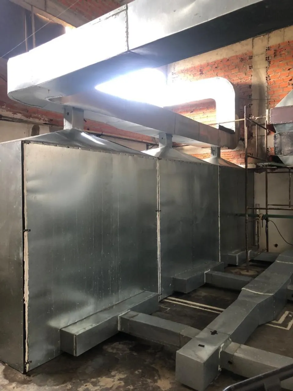 Desidratadora de Frutas a vapor industrial, alta capacidade