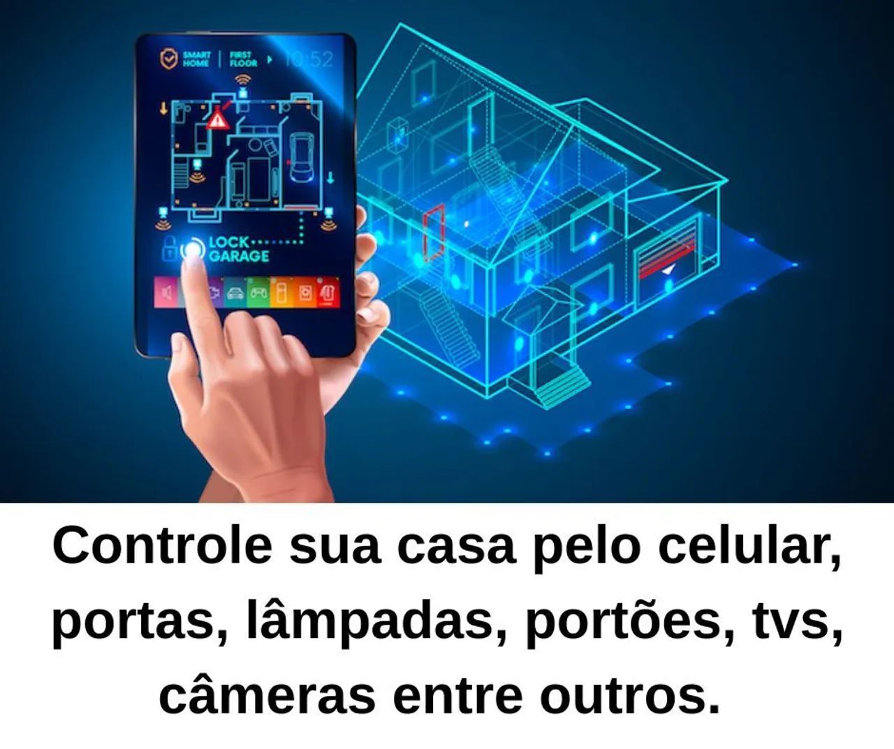 Sua casa inteligente e segura com a melhor tecnologia ! - Foto 2