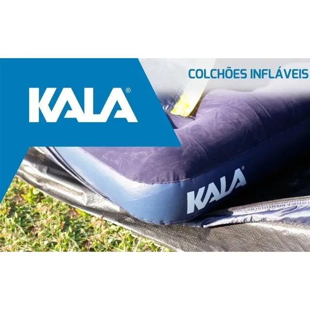 Colchão Casal Azul 191X137X22Cm - Kala - Foto 4