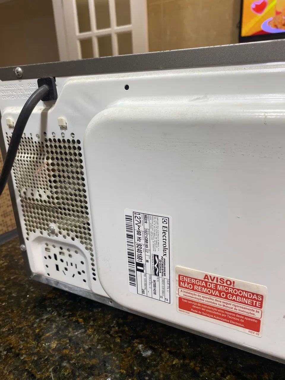 Microondas Electrolux - defeito 64168545184897121