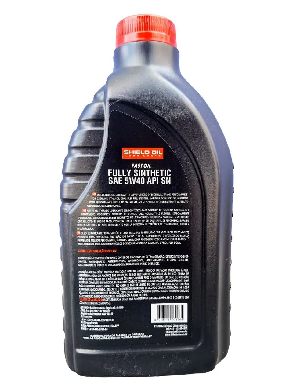 Promoção! Óleo de motor 5w40 SN Shield 1L - Foto 2