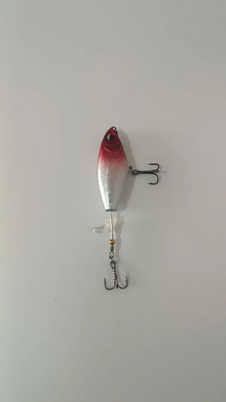 Isca artificial de hélice 9cm 12g - Foto 4