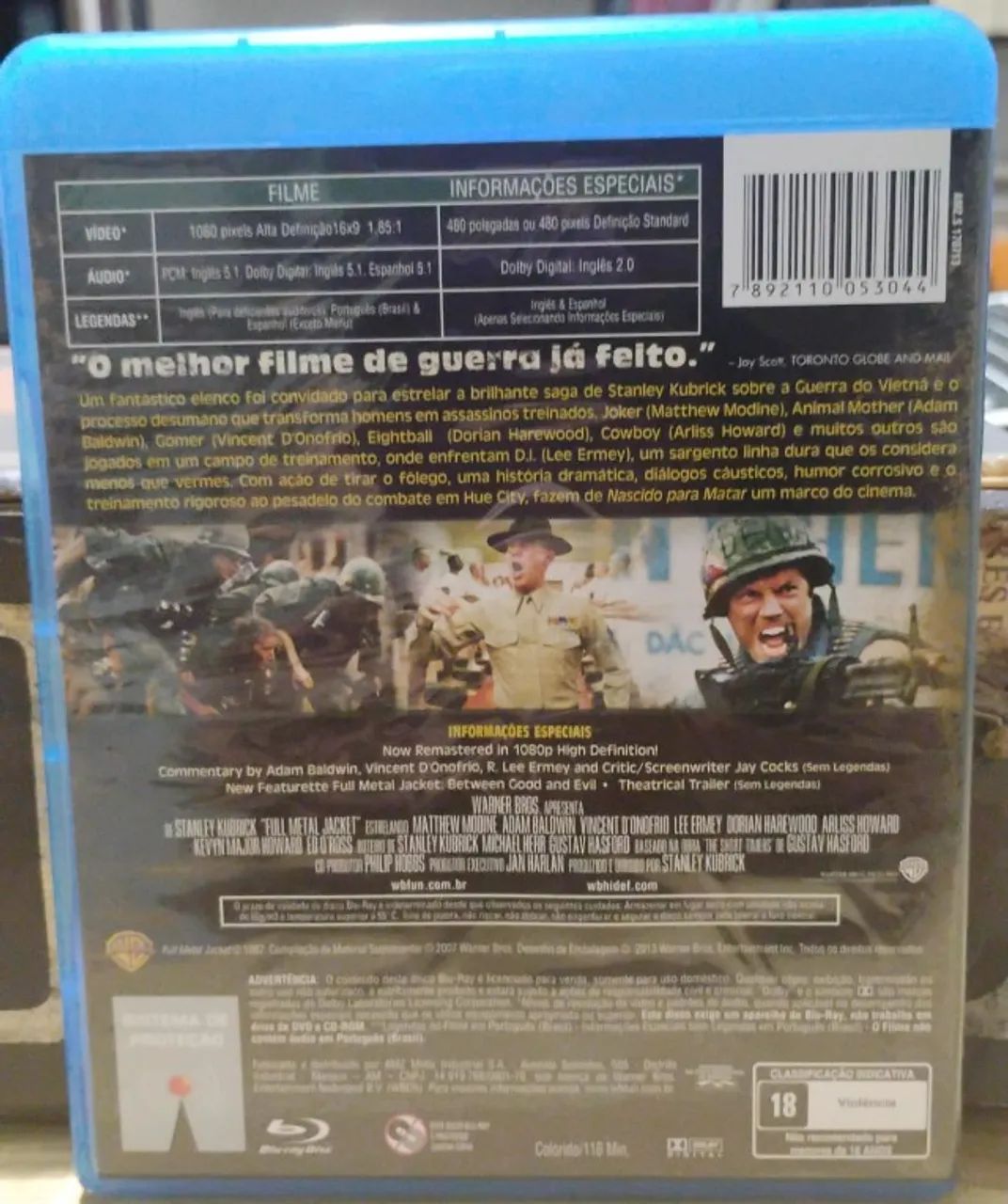 Blu-ray Nascido para matar - Excelente Estado - Foto 3