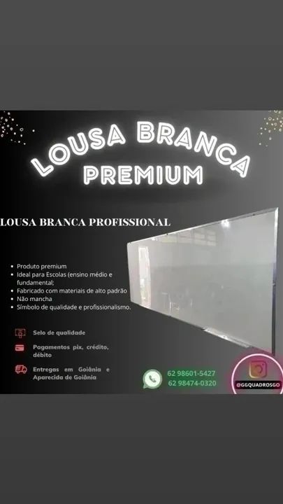 Lousa branca Profissional Premium - Foto 2