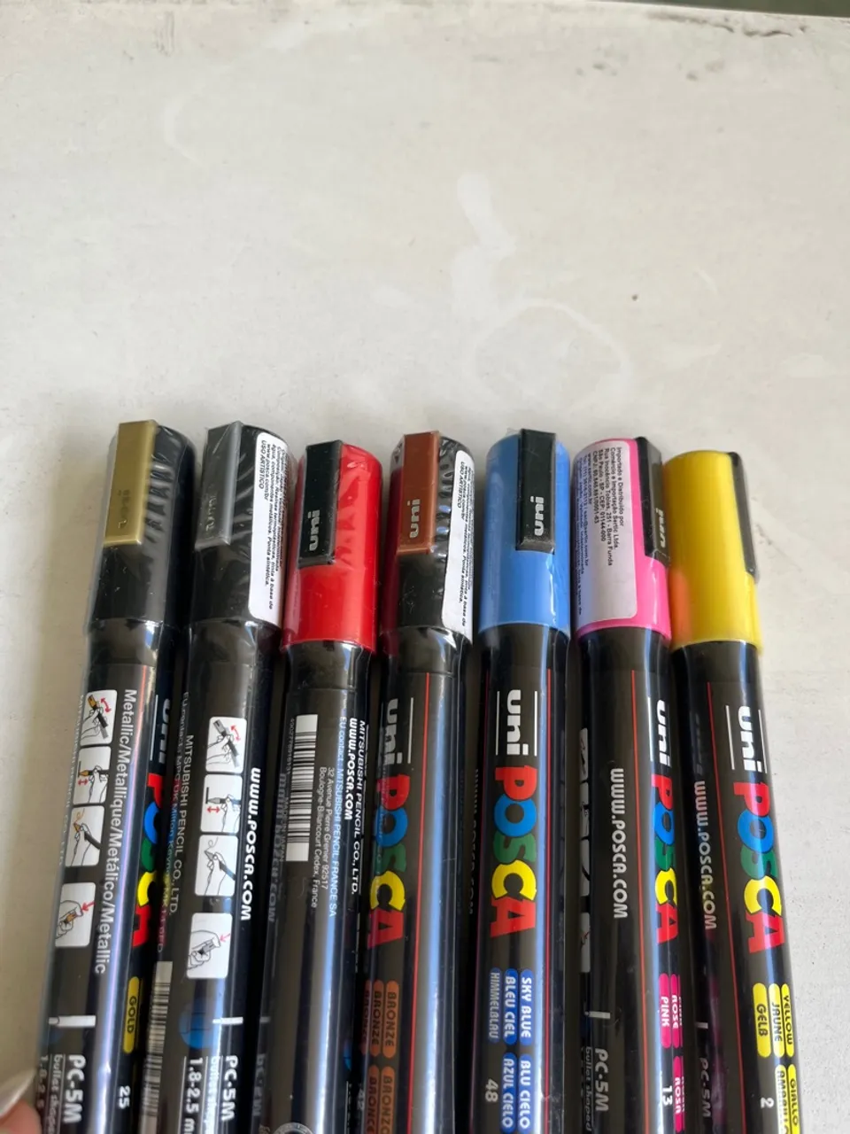 Canetas Posca PC-5M - Cores Variadas