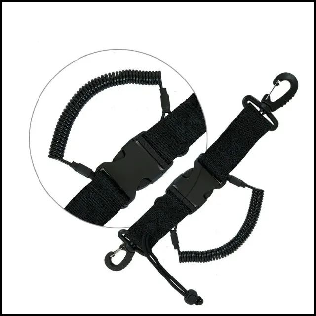 STRAP COM MOLA PARA CÂMERAS