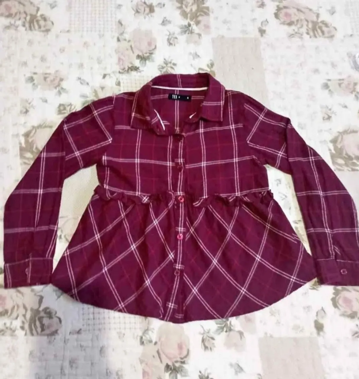 Camisa xadrez infantil